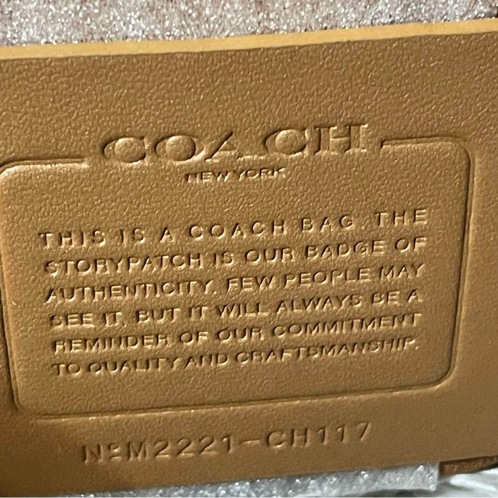 SOLD NWT Coach track pack Signature canvas Sling bag/ backpack crossbody bag - Picture 8 of 13